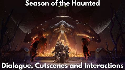 Season Of The Haunted Dialogue Cutscenes And Interactions 4k Destiny 2 Season Of The