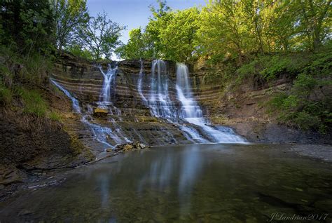 Geary State Fishing Lake Falls Photograph By Jorge Landrian Pixels