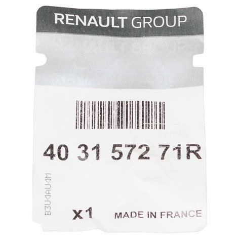 1x ORIGINAL Renault Radkappe Radblende 15 Zoll Silber Clio 4 Megane 4 ...