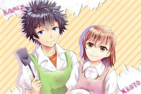 Kamijou Touma Misaka Mikoto Toaru To Aru Majutsu No Index To