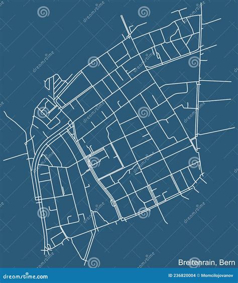Cartina Stradale Del Quartiere Di Breitenrain Di Berna Svizzera