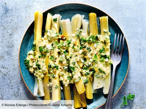 Poireaux Sauce Gribiche Recette Sur Cuisine Actuelle