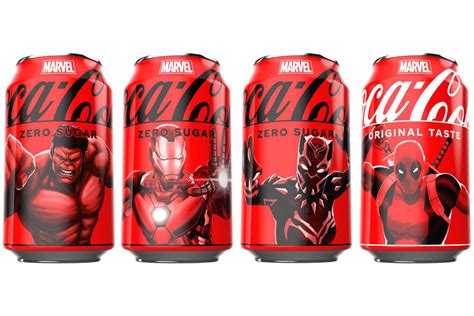 Coca Cola Unveils Marvel Themed Cans With More Than 30 Characters