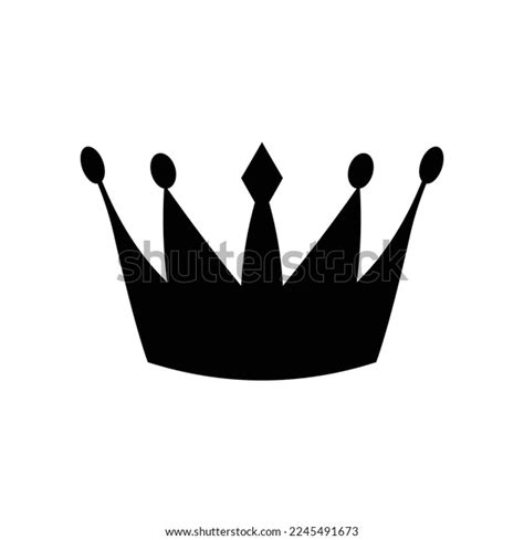 King Queen Crown Silhouette Illustration Stock Vector (Royalty Free ...