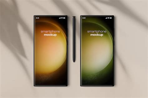 Smartphone Mockup Samsung Galaxy S23 Ultra Graphic Templates Envato Elements