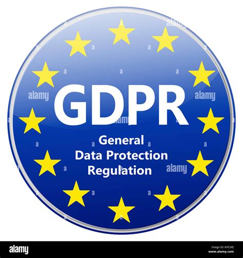 GDPR European General Data Protection Regulation Stock Photo Alamy