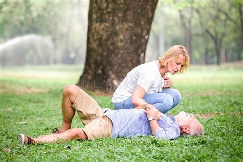 Senior Men Cardiac Arrest Heart Stock Photo Image Of Ambulance Help