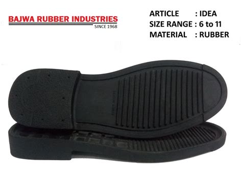 Black Rubber Shoe Sole Size 6 To 10 At 160 Pair In Agra ID