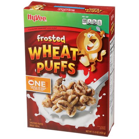 Hy-Vee One Step Frosted Wheat Puffs Cereal | Hy-Vee Aisles Online ...