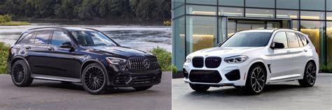 Compare Mercedes Glc And Bmw X3 Mercedes GLC Vs BMW X3 Front Three