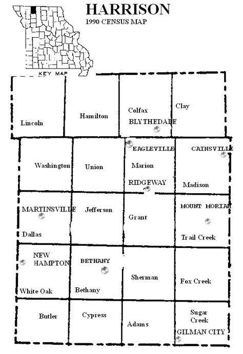 The Usgenweb Archives Digital Map Library County Township Maps D Mo