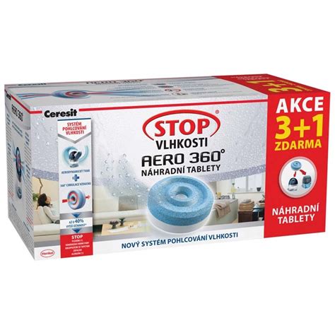 Ceresit Stop vlhkosti tablety Aero 360 4x450g 3 1 285 Kč