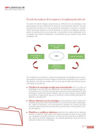 Log Claves Para La Definici N De Un Cuadro De Mando Integral