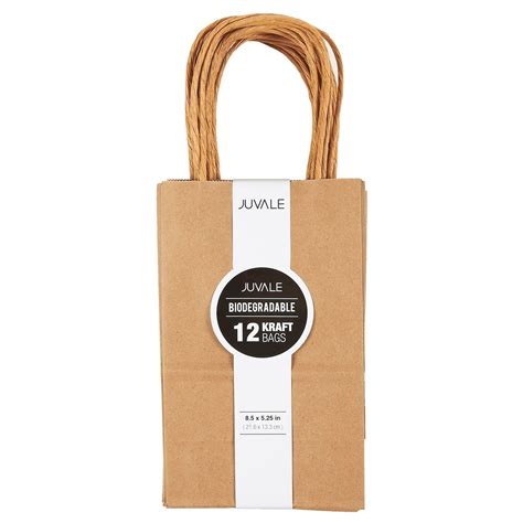 Brown Kraft Bag Birthday Party Gift Favor Bag Set Count Small