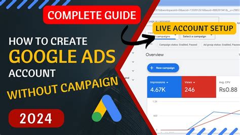 How To Create Google Ads Account Without Campaign Google Ads