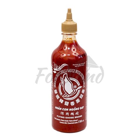 Sriracha Sauce Chilli Garlic Flying Goose 730 Ml Foodland