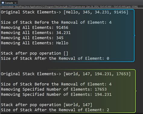 How To Use Stack Pop Method In Java Liberian Geek