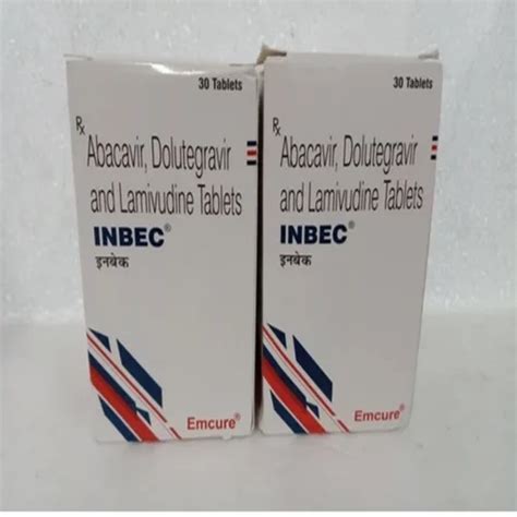 Abacavir Dolutegravir Lamivudine Inbec Tablet At Rs 9999 Bottle