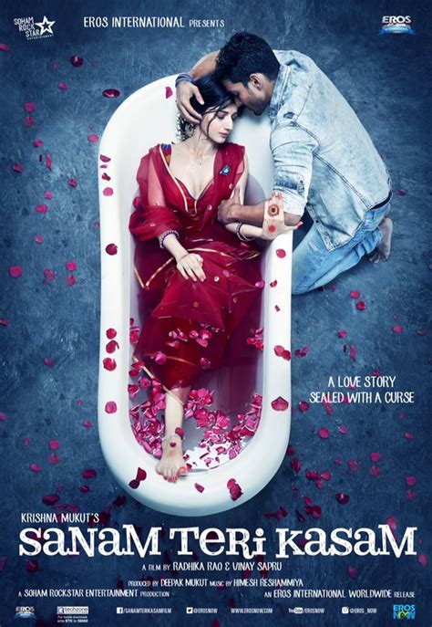 Harshvardhan Rane and Mawra Hocane's Sanam Teri Kasam movie poster ...