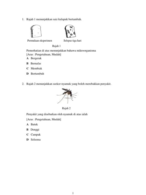 Soalan Sains Tahun 5 Pdf