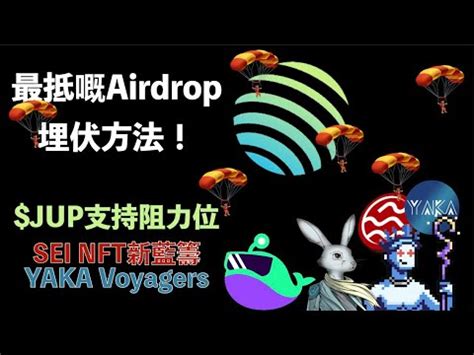 好快截止我認為最抵嘅埋伏Airdrop 方法 JUP價格分析 SEI NFT新藍籌項目 Yaka Voyagers點解睇好Whales