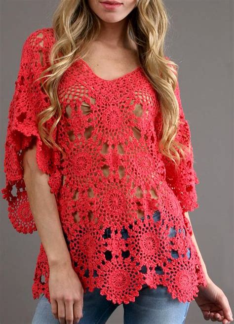 Crochet Tunic Pattern Beach Tunic Pdf Designer Crochet Tunic Pattern