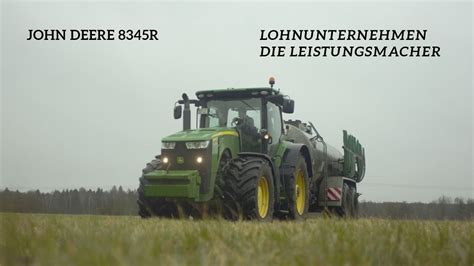 John Deere 8345R mit BSA Güllefass YouTube