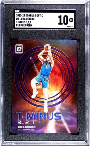 Donruss Optic Purple Prizm T Minus Luka Doncic