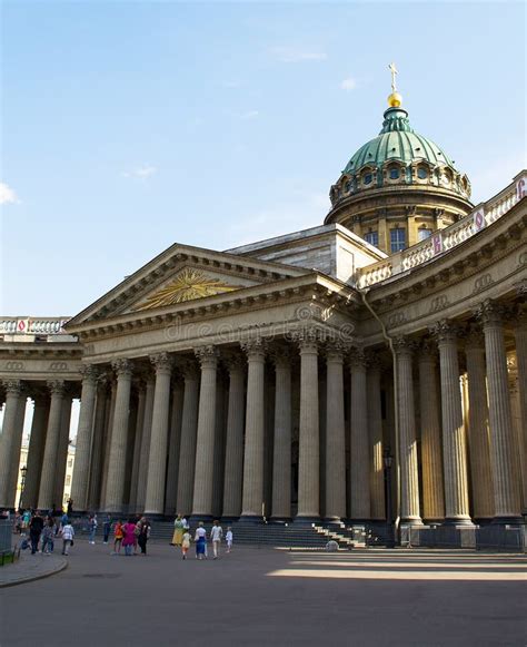 Pillars Of Kazan Cathedral St Petersburg Russia Stock Image Image