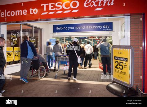 The first Black Friday shoppers at Tesco Grimsby, current location of ...