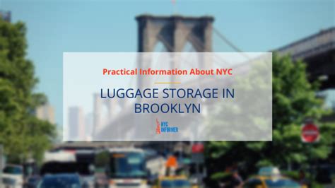 Luggage Storage Brooklyn Guide | New York City Informer