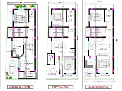 X House Plan With Shop