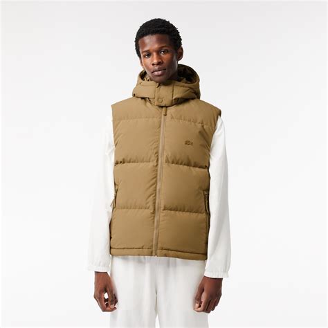 Lacoste Down Gilet With Quilted Crocodile Bh Lacoste Pl Zakupy