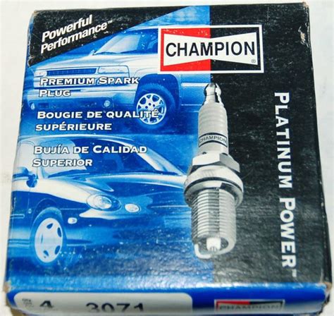 Buy Champion Platinum Power Platinum Spark Plugs 3071 Box Of 4 In