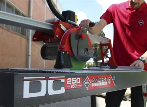 Rubi DC 250 850 PYTHON Wet Tile Saw Electric Tile Cutter Zero Dust