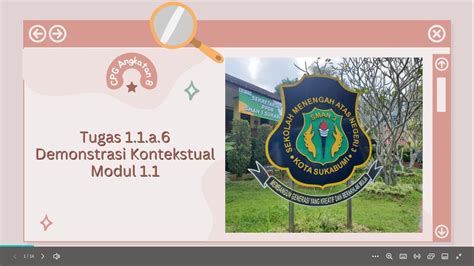 Tugas 1 1 A 6 Demonstrasi Kontekstual Modul 1 1 Mulyani SMAN 3 Sukabumi