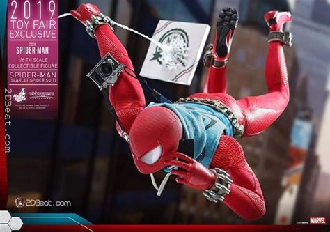 Scale Hot Toys Marvel S Spider Man Scarlet Spider Action Figure DBeat