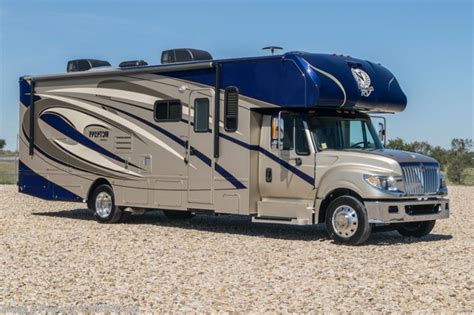 2018 Nexus Phantom 32sc International Diesel Super C Rv Wcabover Tv