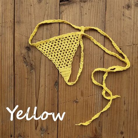 U Super Mini Micro G Strings Thongs Hot Sexy Bikini Bottom Hot Women S Swimwear Crochet Cott