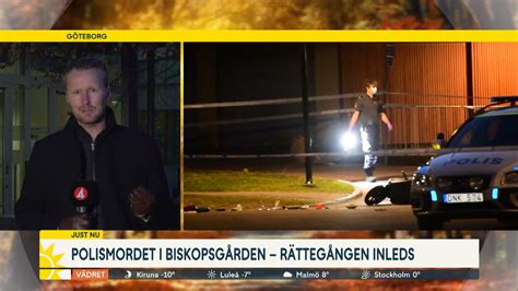 Polismordet I Göteborg Nu Startar Rättegången ”blir En Intensiv