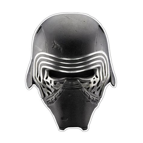 Star Trooper Wars Kylo Ren Helmet Character Custom Vinyl Bumper Sticker