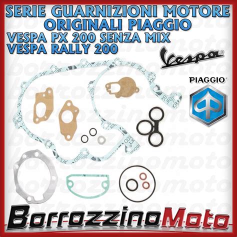 Serie Guarnizioni Motore Originale Piaggio Vespa Px Senza