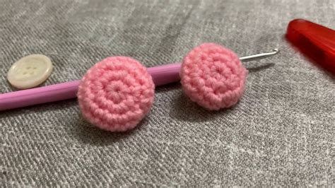 How To Make Crochet Button I Tutorial For Crochet Button I