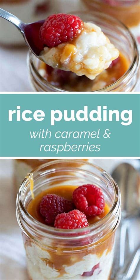 Rice Pudding With Salted Caramel And Raspberries Taste And Tell