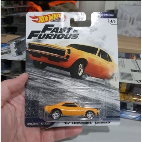 Jual Hot Wheels Fast Furious Ff 67 Chevrolet Camaro Orange Oren Shopee Indonesia