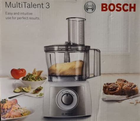 BOSCH MCM3200W MultiTalent 3 Kompaktküchenmaschine Weiß 7tlg. Zubehör ...