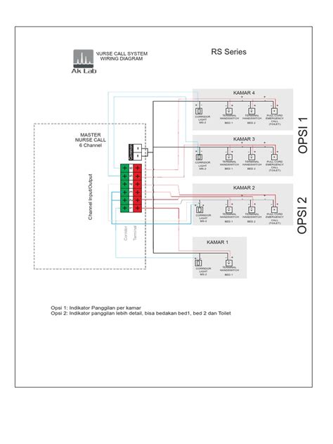 Rs Series Nurse Call System Wiring Diagram Pdf Electrical