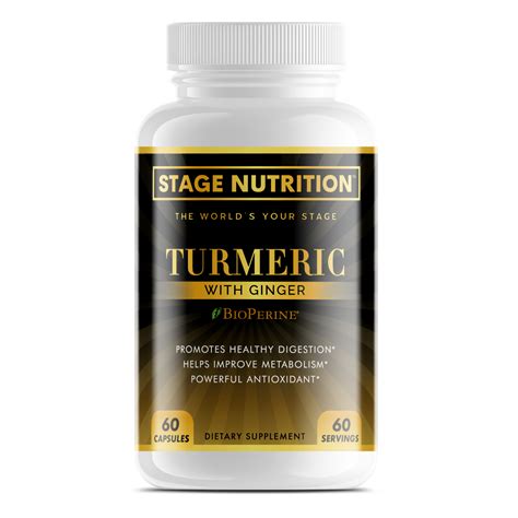 Stage Nutrition's Turmeric w/Ginger - Reduce Inflammation!