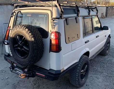 Land Rover Discovery D2 Winch Rear Long Bumper With Led Lights