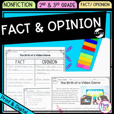 Fact And Opinion Reading Passages 4